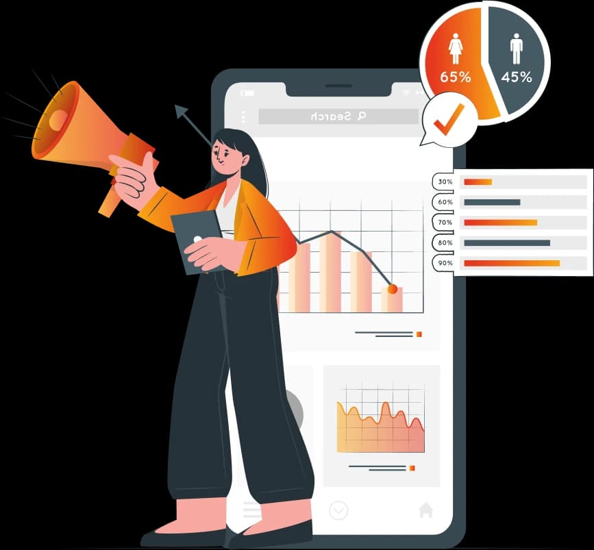 Email marketing campaign example on desktop