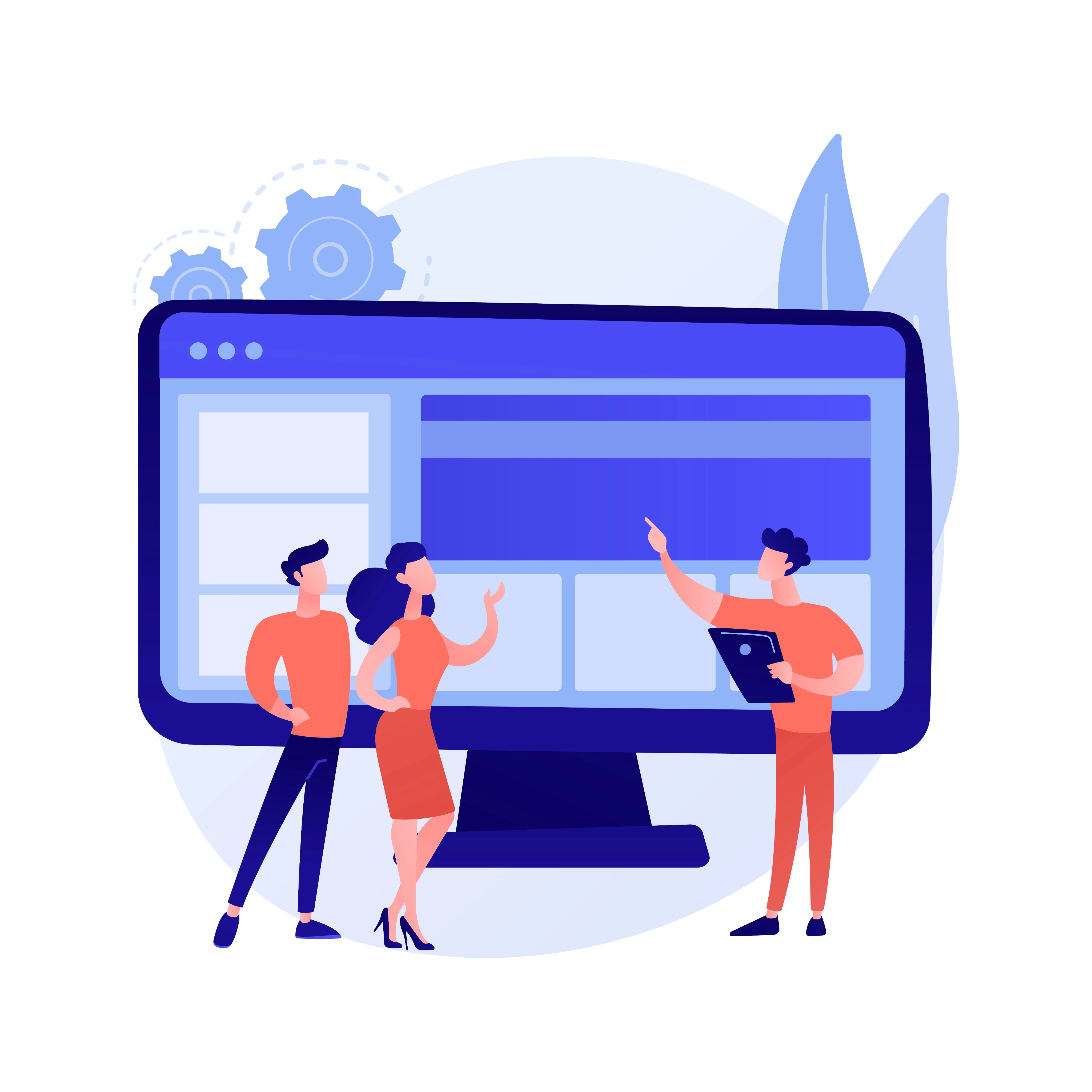 Website final delivery mockup preview