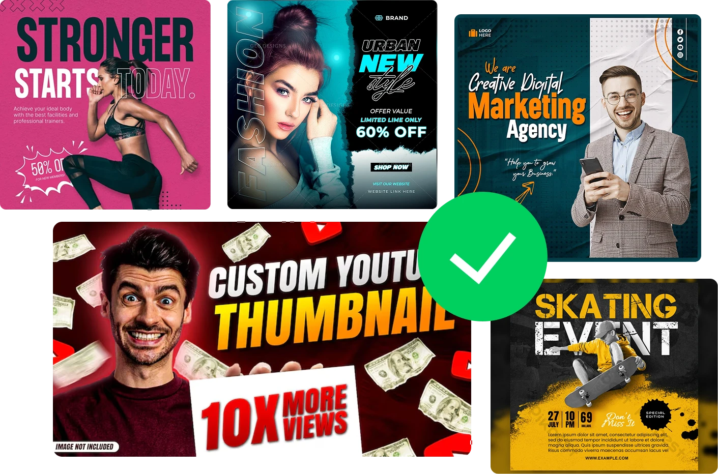 Graphic design final delivery preview