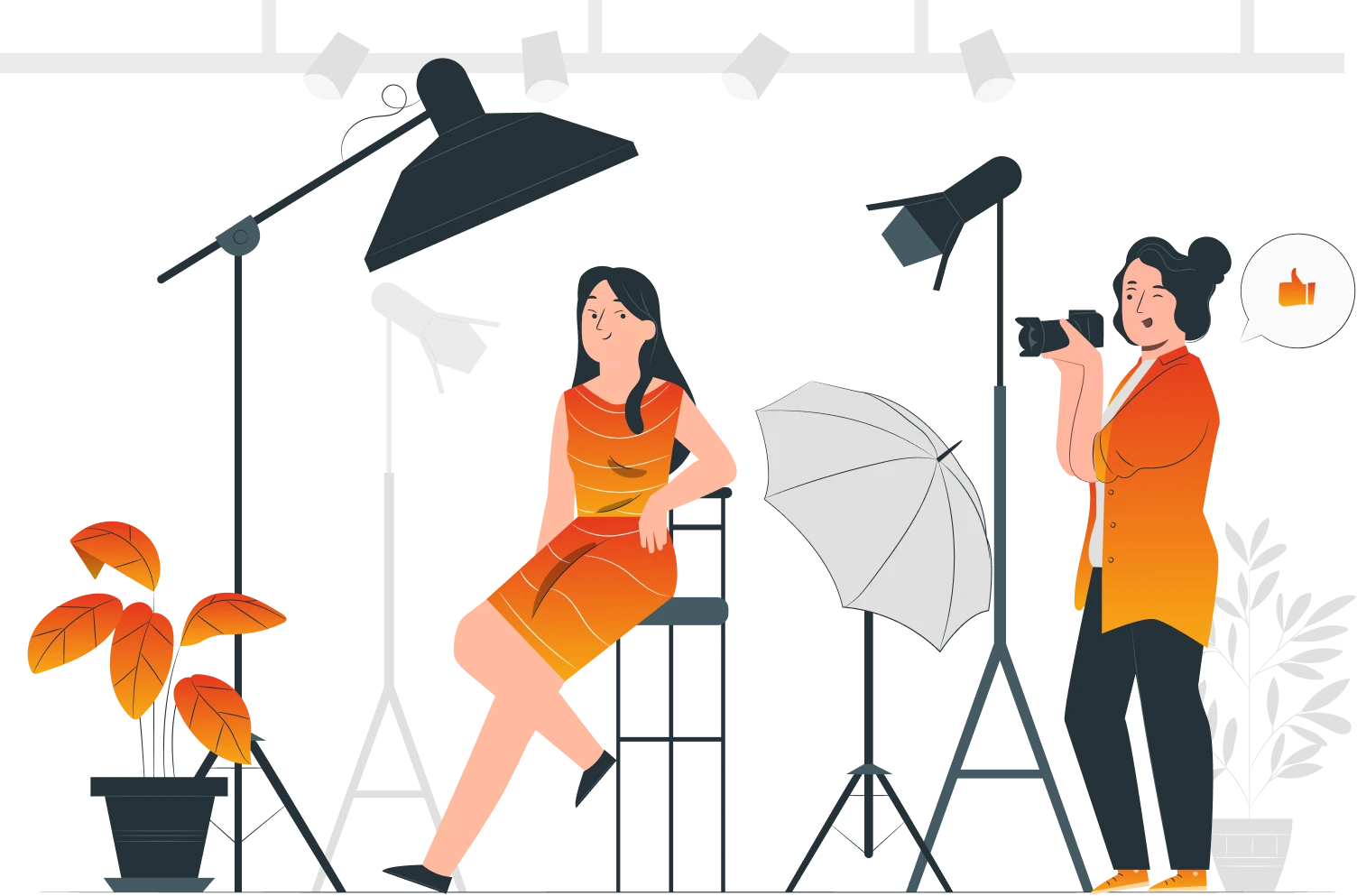 Photography shoot day production preview